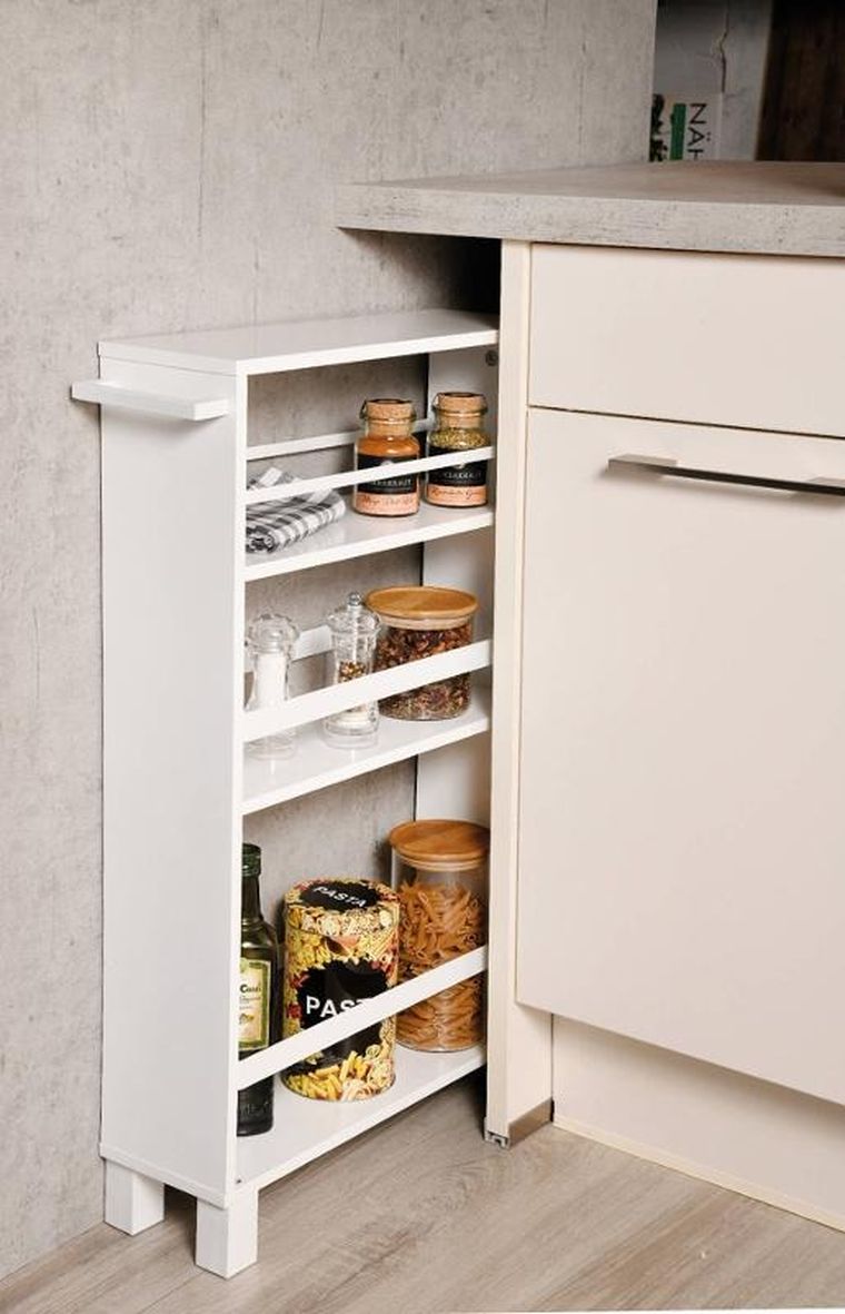 Kesper, regał kuchenny, wąski, trzypoziomowy