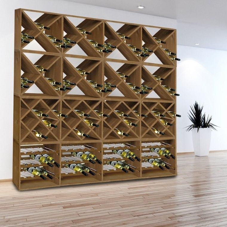 Kesper, stojak na wino, na 15 butelek, z możliwością stworzenia dużego modułu