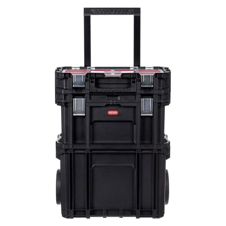 Keter, komplet skrzynek na narzędzia, Connect Rolling System