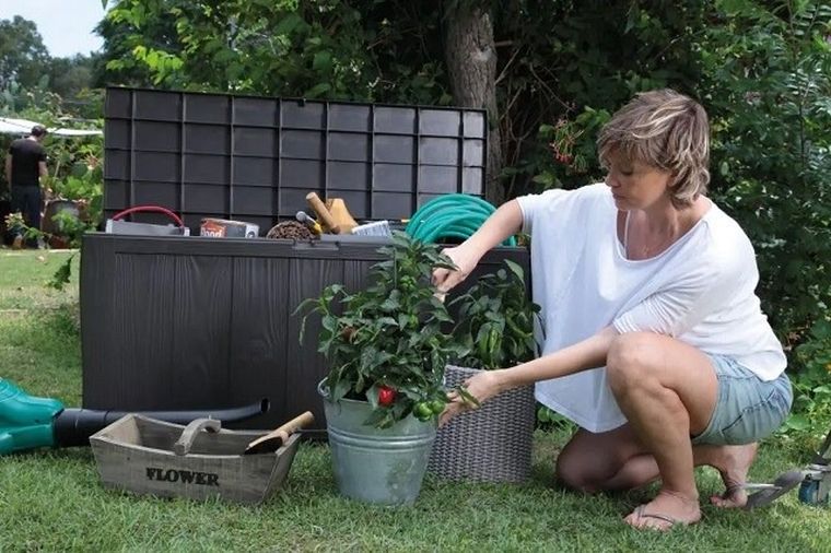 Keter, Sherwood Storage Box, skrzynia ogrodowa, 270 l