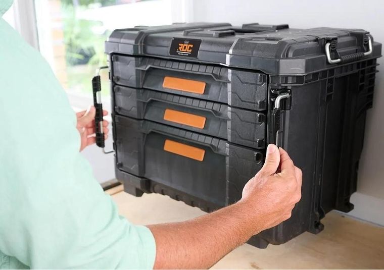 Keter, skrzynka narzędziowa XL, 3 szuflady