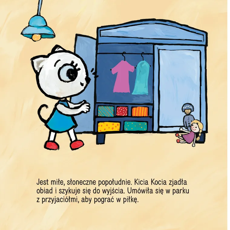 Kicia Kocia gra w piłkę