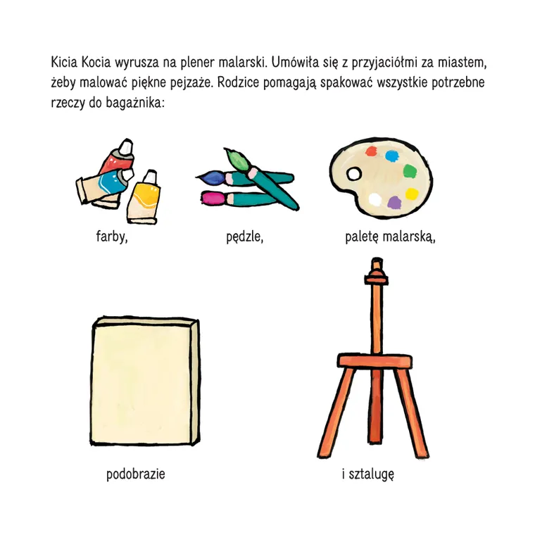 Kicia Kocia na plenerze