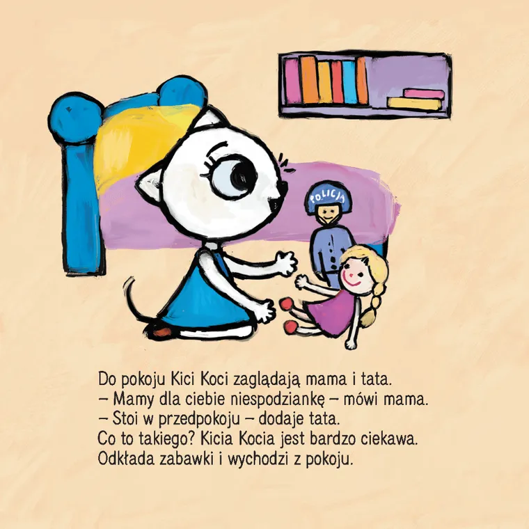 Kicia Kocia na rowerze