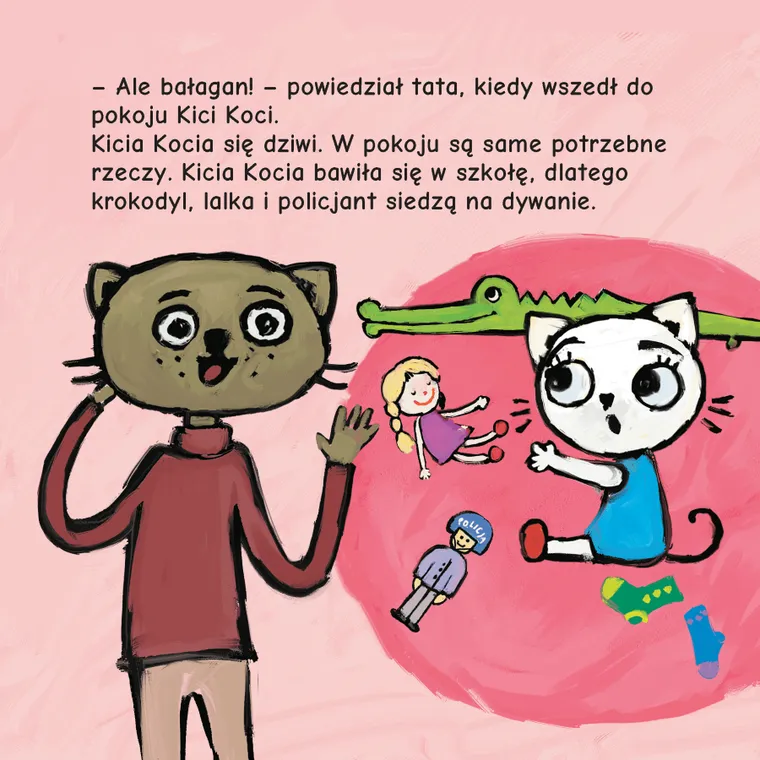Kicia Kocia sprząta
