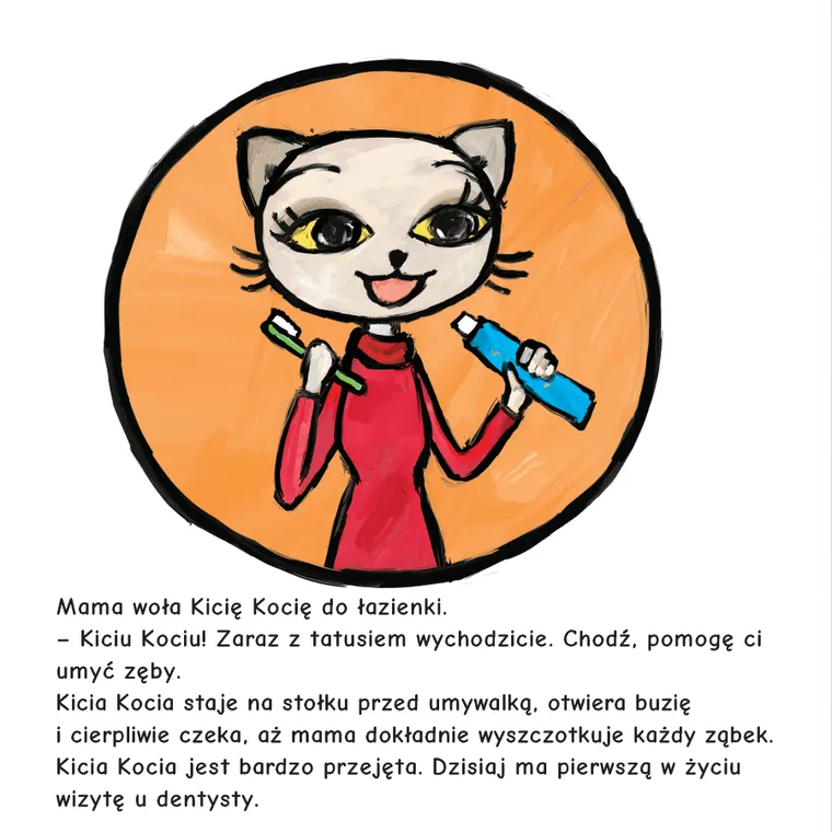 Kicia Kocia u dentysty