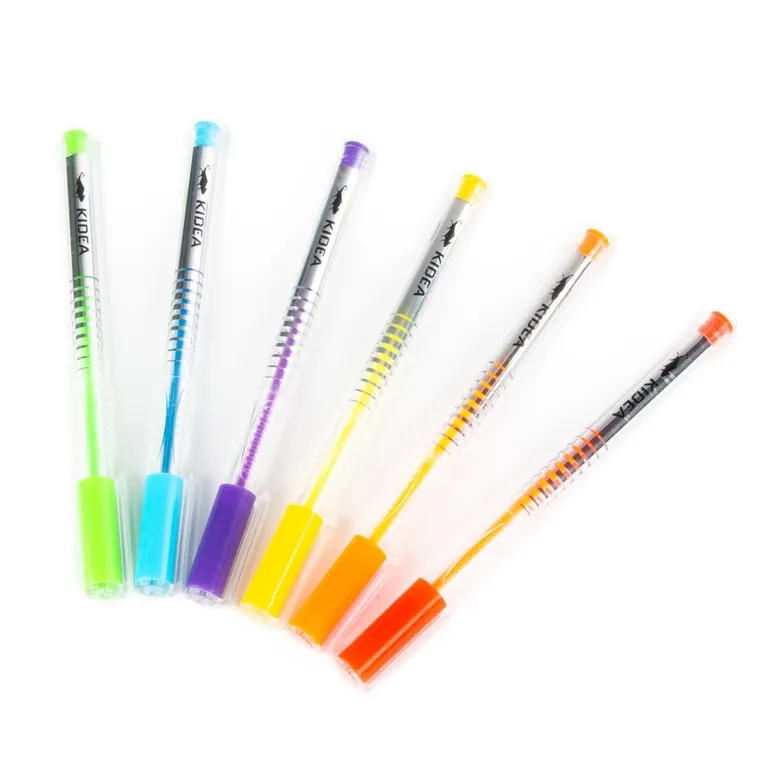 Kidea, długopisy żelowe, fluo, 6 kolorów