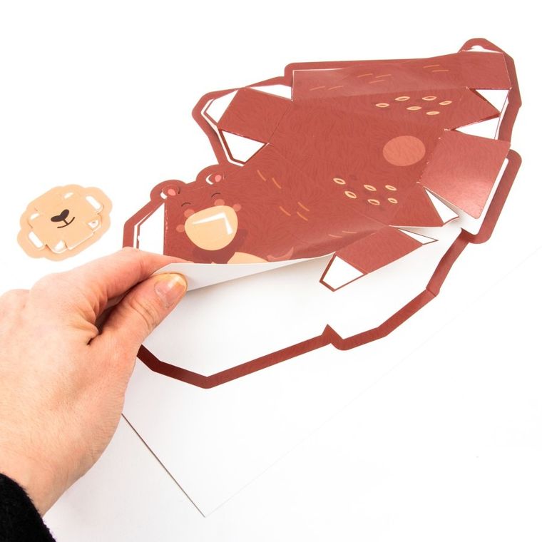 Kidea, figurki 3D z naklejkami, Zoo