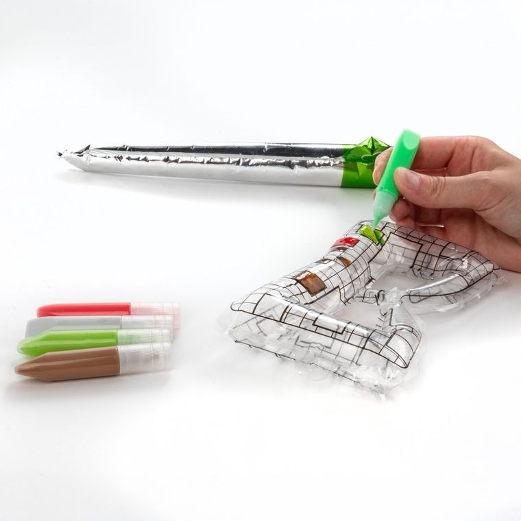 Kidea, Game, maska i miecz 3D, zestaw kreatywny