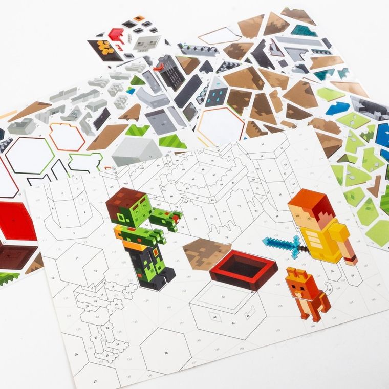 Kidea, Game, wyklejanka po numerach