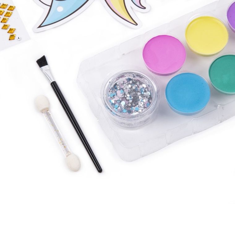 Kidea, Jednorożec, farbki do twarzy, zestaw 10 elementów