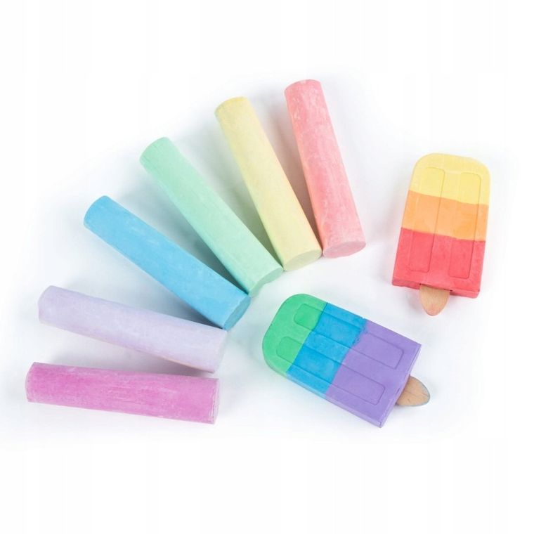 Kidea, kreda jumbo, summer, 8 elementów