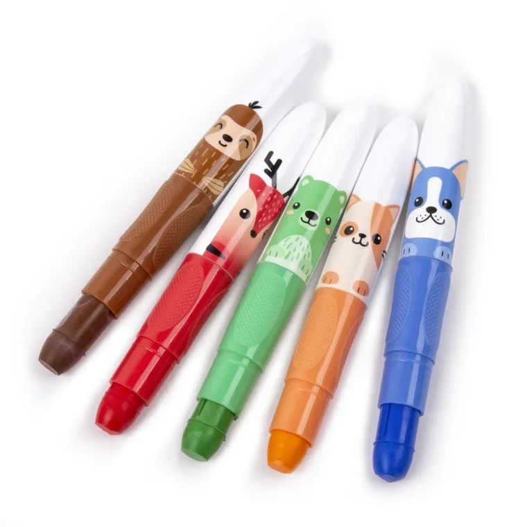 Kidea, kredki żelowe, 10 kolorów