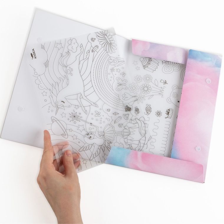 Kidea, Księżniczki, Interaktywna teczka, zestaw kreatywny