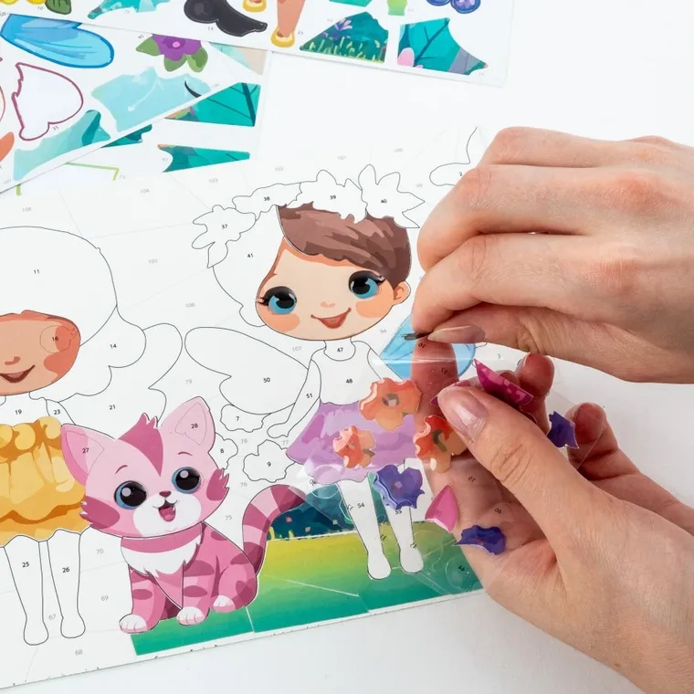 Kidea, Magic, wyklejanka po numerach