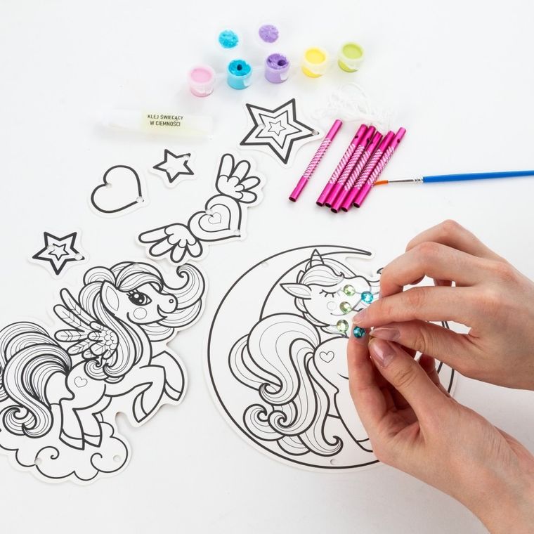 Kidea, Magiczne dzwonki wietrzne, świecące w ciemności, zestaw kreatywny