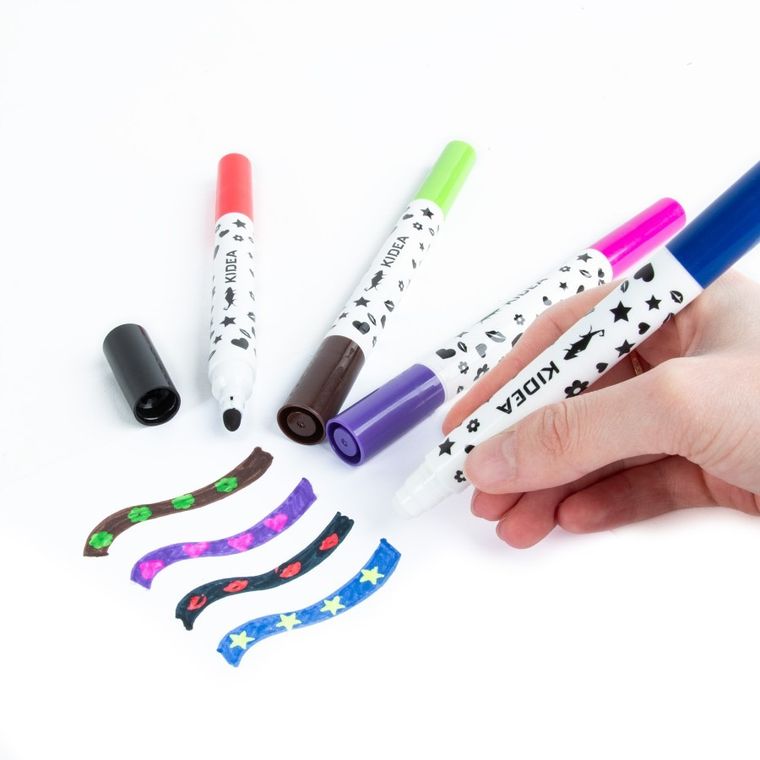 Kidea, magiczne flamastry ze stempelkami