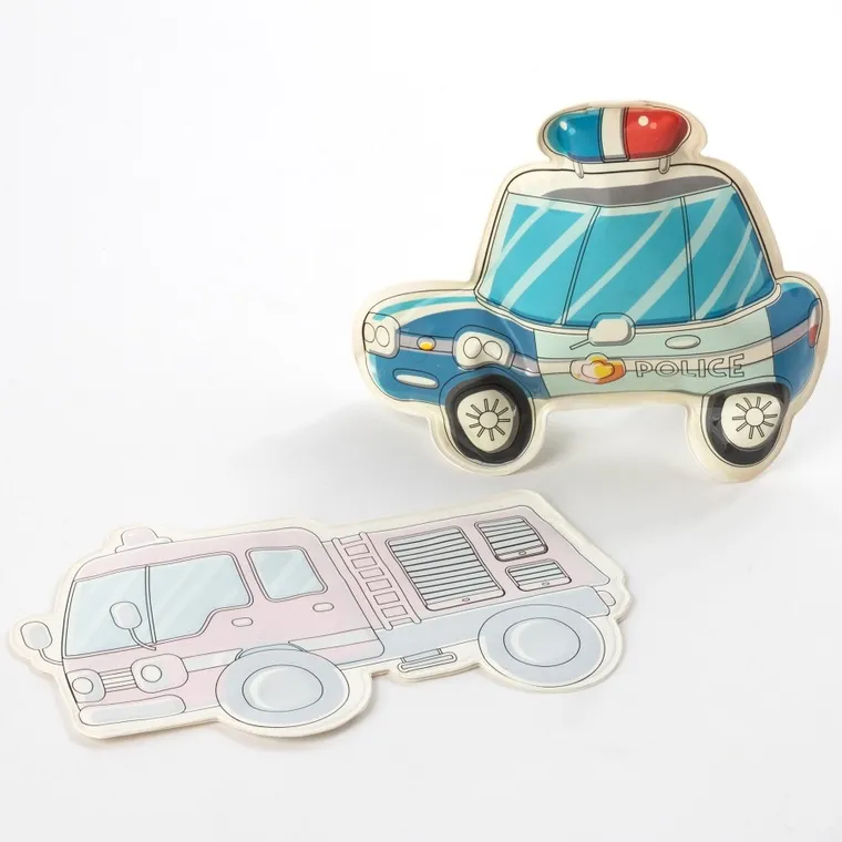 Kidea, Magiczne pojazdy 3D malowane wodą, zestaw kreatywny