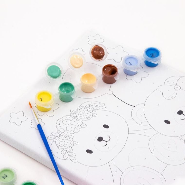 Kidea, malowanie po numerach misie