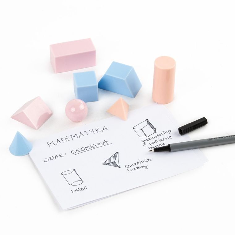 Kidea, modele 3D figur geometrycznych