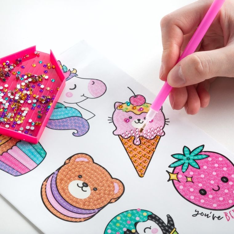 Kidea, naklejki diamentowe, Magic