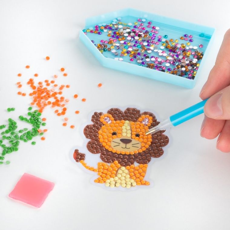 Kidea, naklejki diamentowe, ZOO