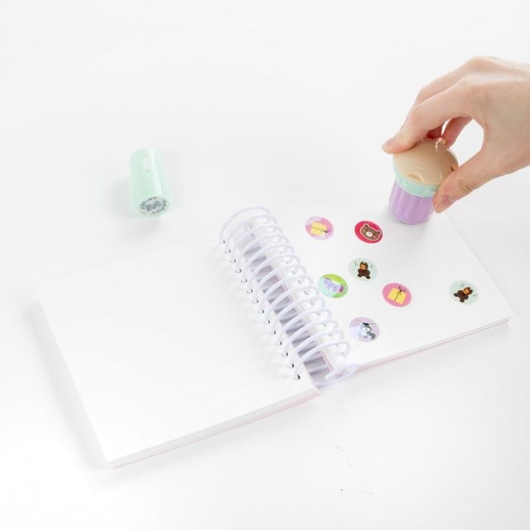 Kidea, naklejkowy stempel, zwierzęta