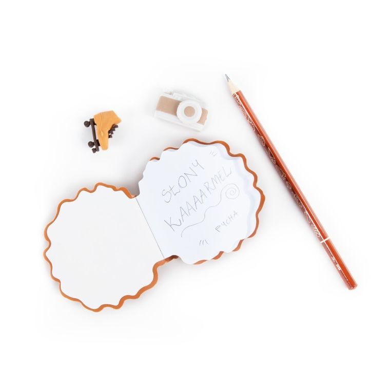 Kidea, pamiętnik z akcesoriami, słony karmel