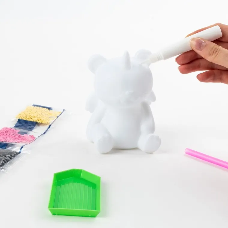 Kidea, Panda, Diamentowa figurka, zestaw kreatywny