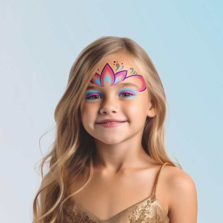 Kidea, Princess z tiarą, farbki do twarzy