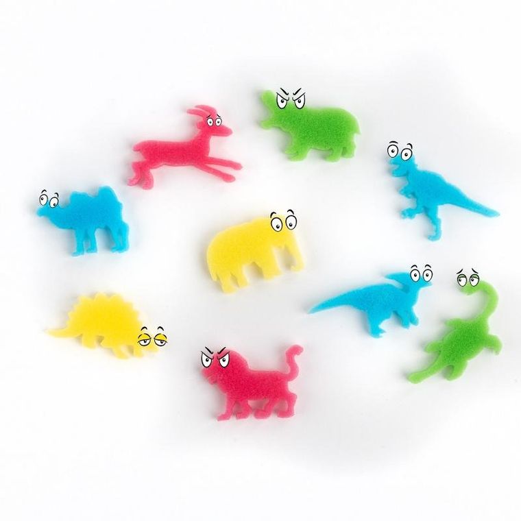 Kidea, Tajemnicze Kapsulkowe Figurki, rosnące figurki, dinozaury, 12 szt.