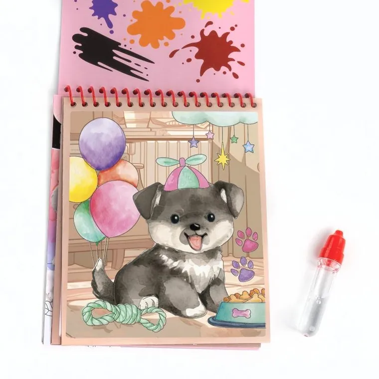 Kidea, wodna kolorowanka, pieski