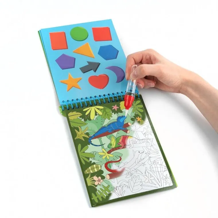 Kidea, wodna kolorowanka z pisakiem, safari