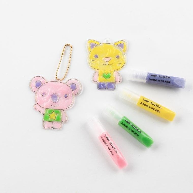 Kidea, Zawieszki świecące w ciemności, Misie, zestaw kreatywny