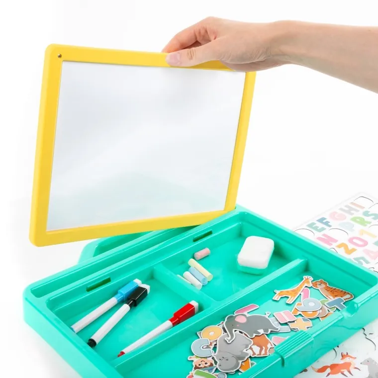 Kidea, ZOO, przenośny zestaw tablic 5w1, zestaw kreatywny