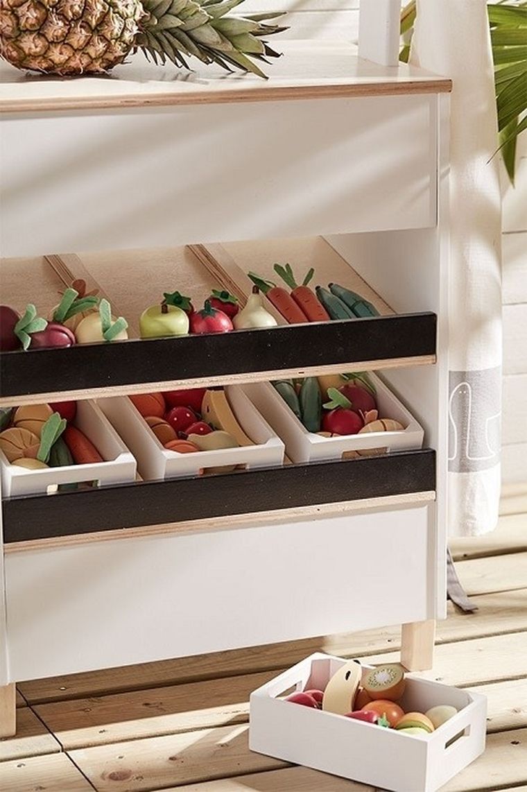 Kid's Concept, Bistro, drewniany stragan warzywniak