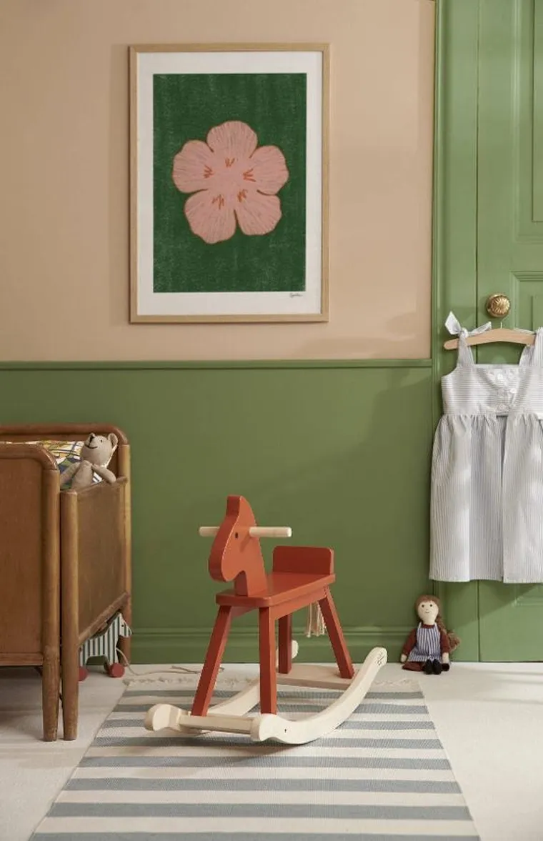 Kid's Concept, Carl Larsson, koń na biegunach, orange red