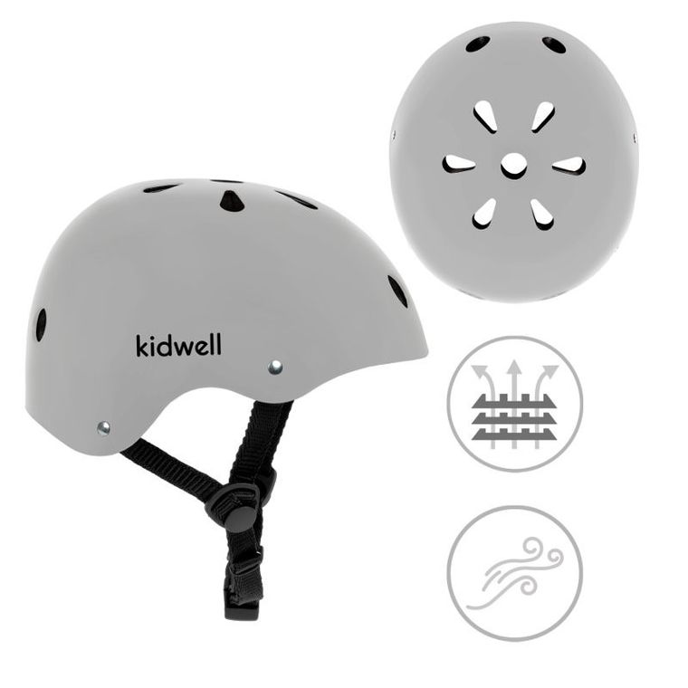 Kidwell, Orix II, kask ochronny, szary mat, rozmiar 52-56 cm