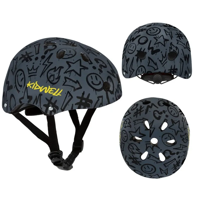 Kidwell, Orix Plus, kask ochronny, grafiti, rozmiar 48-52 cm