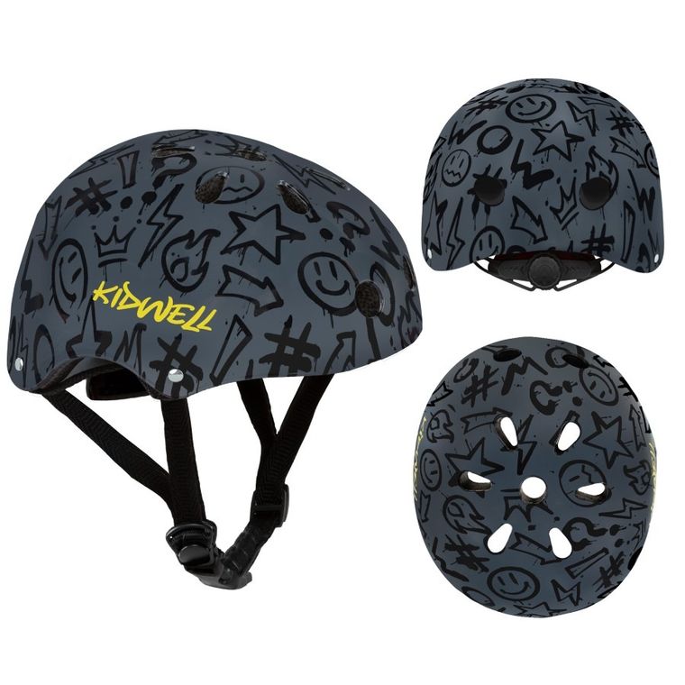 Kidwell, Orix Plus, kask ochronny, grafiti, rozmiar 52-56 cm