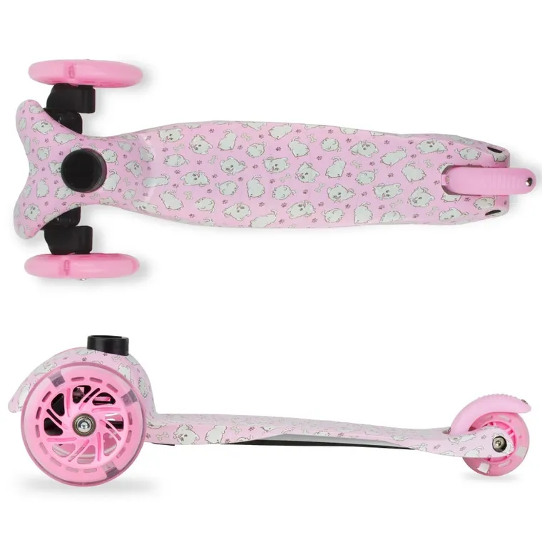 Kidwell, Uno, hulajnoga 3-kołowa LED, balansowa, puppy