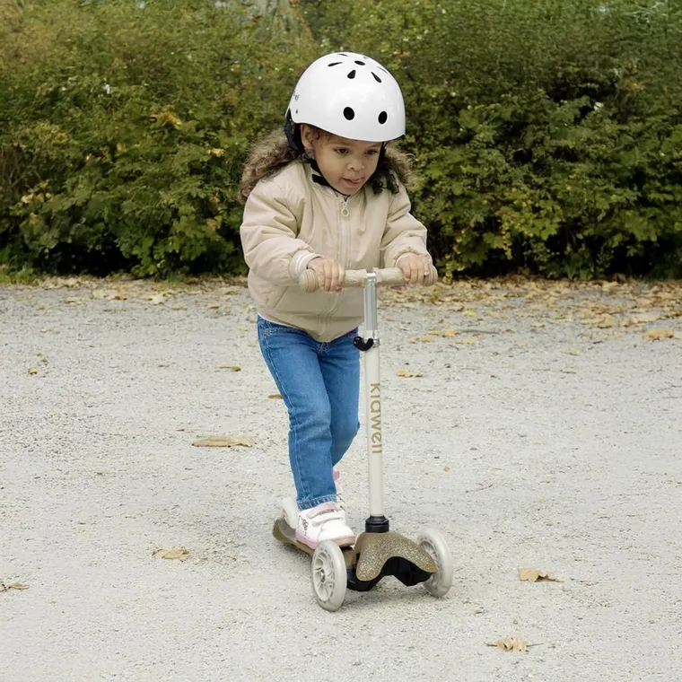 Kidwell, Uno, hulajnoga 3-kołowa LED, balansowa, złota