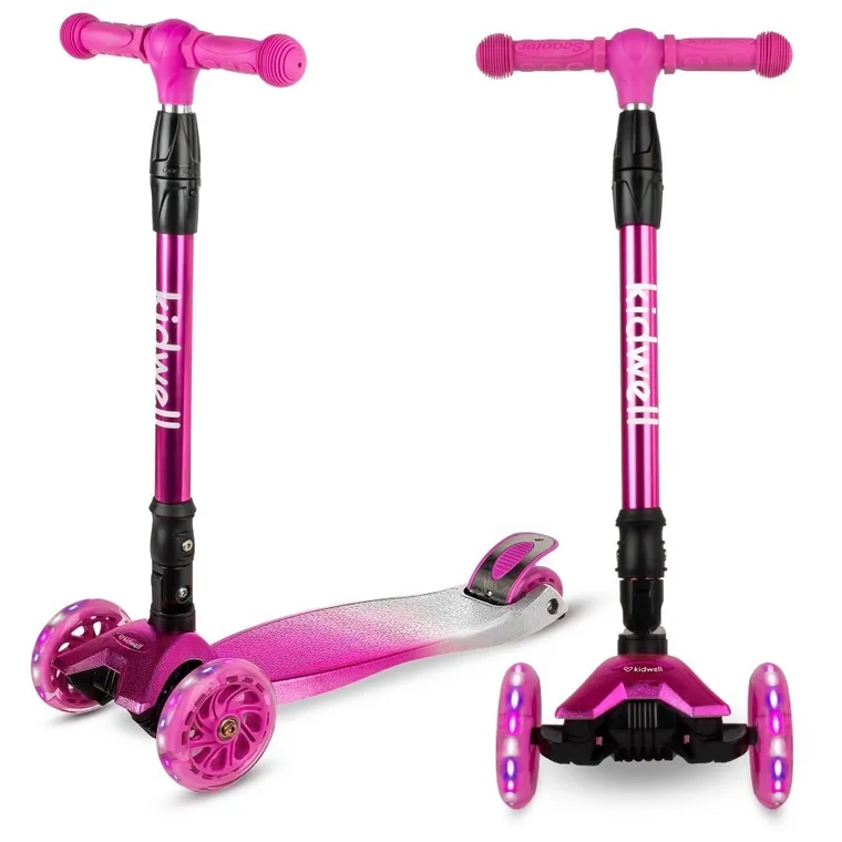 Kidwell, Vento, hulajnoga 3-kołowa, balansowa, różowa