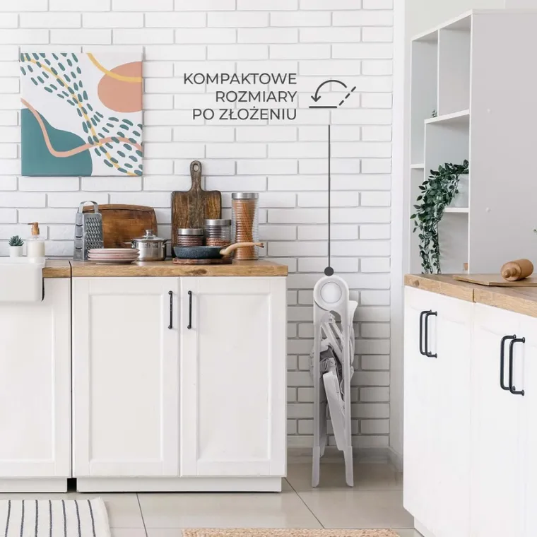 Kinderkraft, Binci, krzesełko do karmienia, light grey