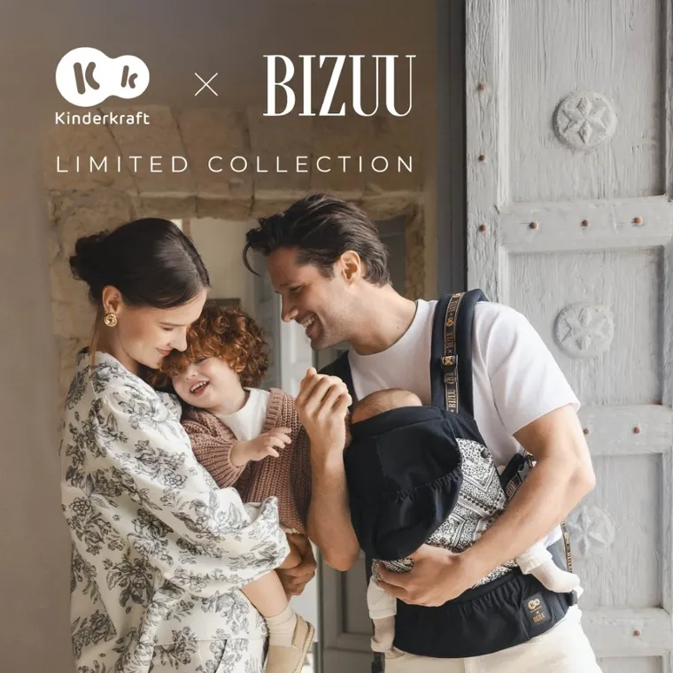 Kinderkraft, Bizuu, Huggy, nosidełko ergonomiczne, Lunar Black