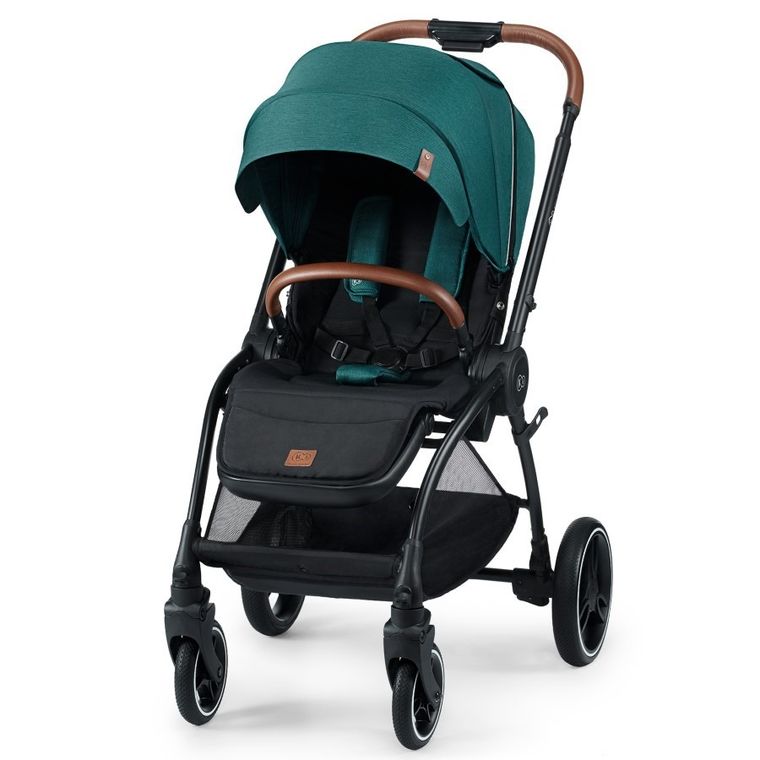 Kinderkraft, Evolution Cocoon, wózek wielofunkcyjny 2w1, Midnight Green