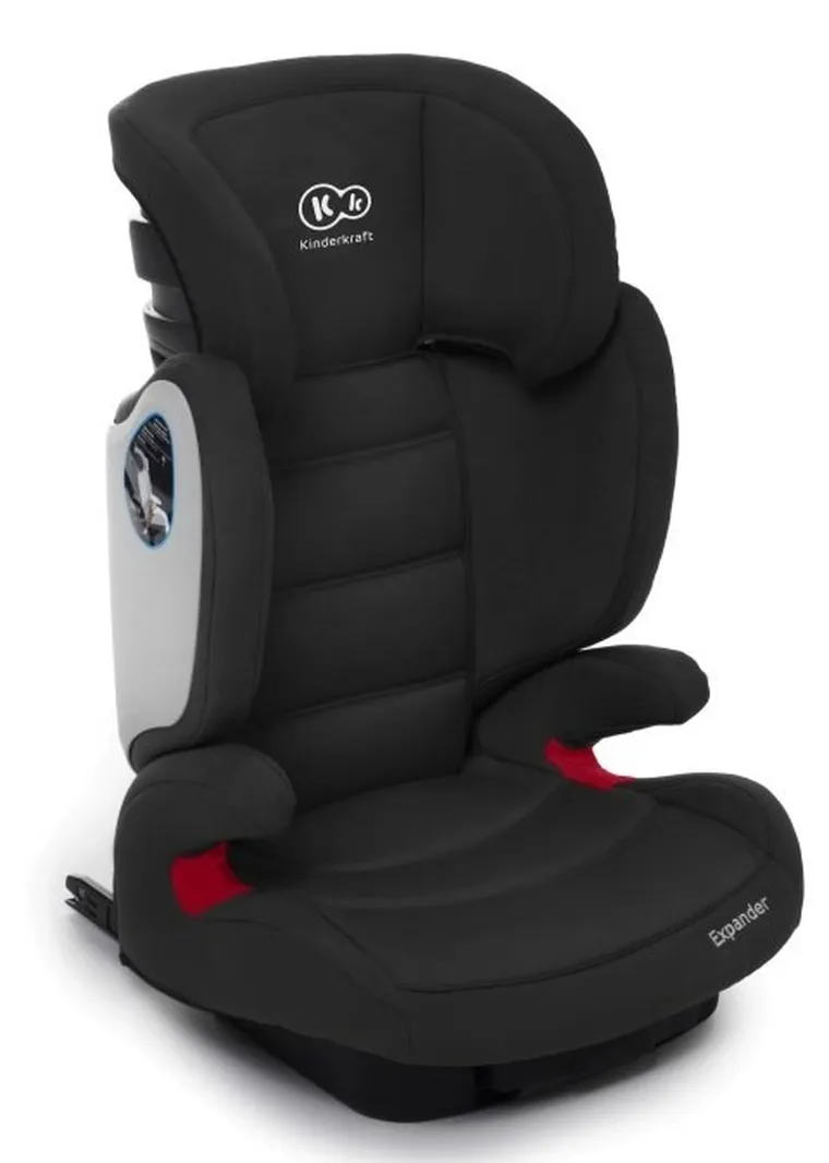 Kinderkraft, Expander, fotelik samochodowy, 15-36 kg, czarny