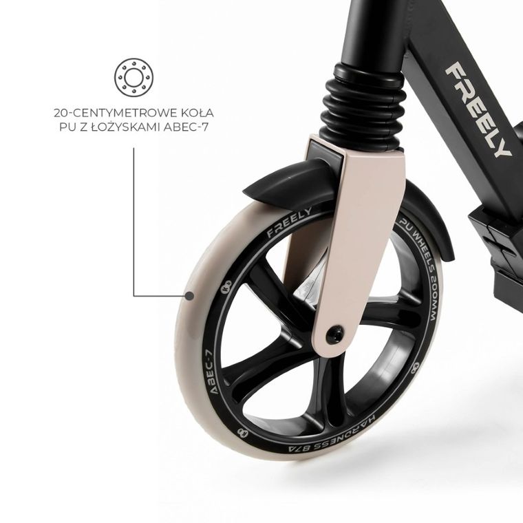 Kinderkraft, Freely, hulajnoga, Beige