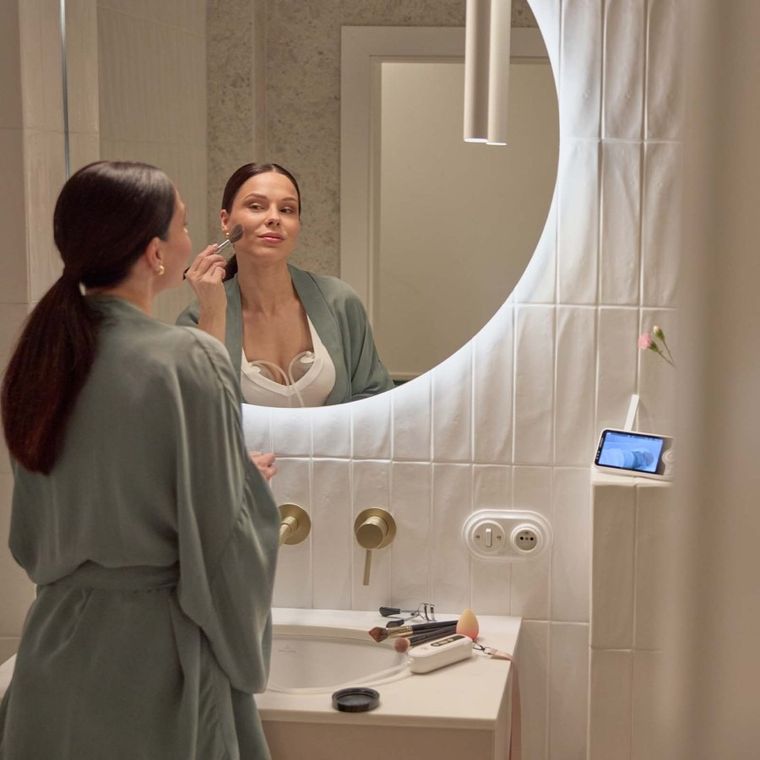 Kinderkraft, Hands-Free, podwójny laktator GentleFlow, pink