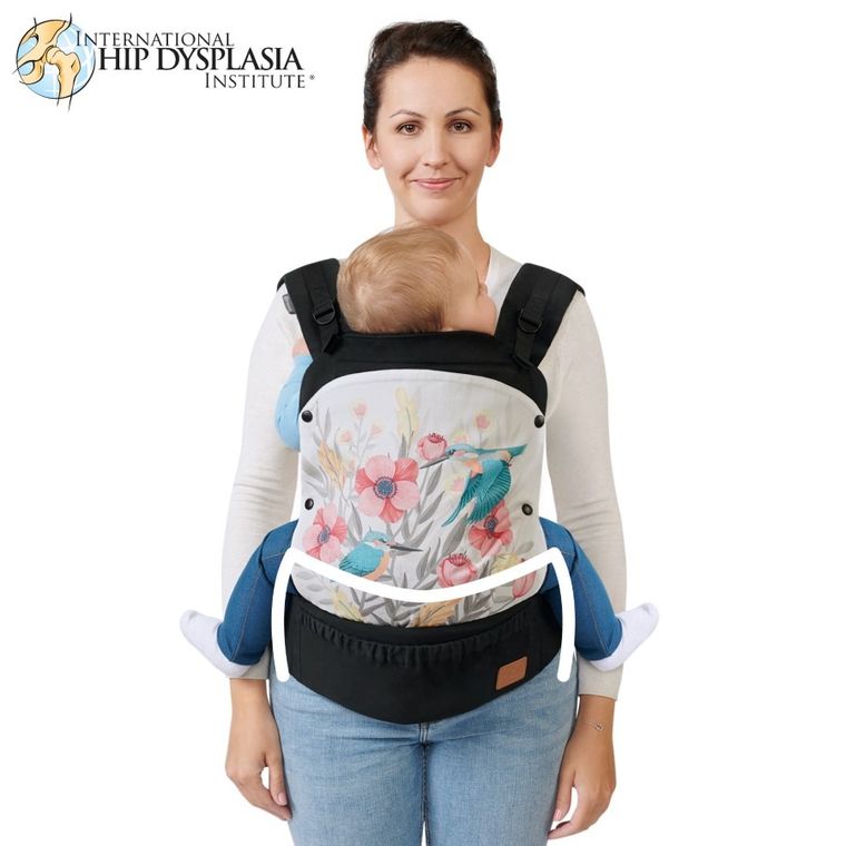 Kinderkraft, Huggy, Freedom Bird, nosidełko ergonomiczne
